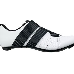 WHITE/ Black Cycling Shoes